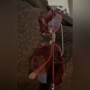 Miu Miu Red cloud glasses authentic